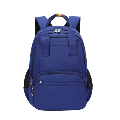 Spacious Multi-Pocket School Backpack with Customizable Logo